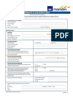 Formulir Klaim Rawat Inap - Mandiri AXA Hospital Plan PDF