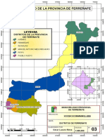 Mapa Político de La Provincia de Ferreñafe