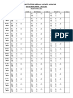 Oxygen Cylinder Checklist