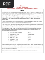 Guidelines For Design For Disabled