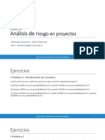 Análisis de riesgo en proyectos mineros