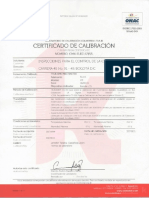 Certificado de Calidad Multimetro