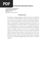 Fundamentos Para Una Pedagogia Critica