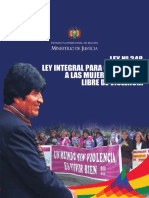 LEY 0348 Mujeres Libre de Violencia