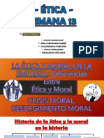 La Etica y Moral en La Empresa