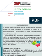 Politica Exterior