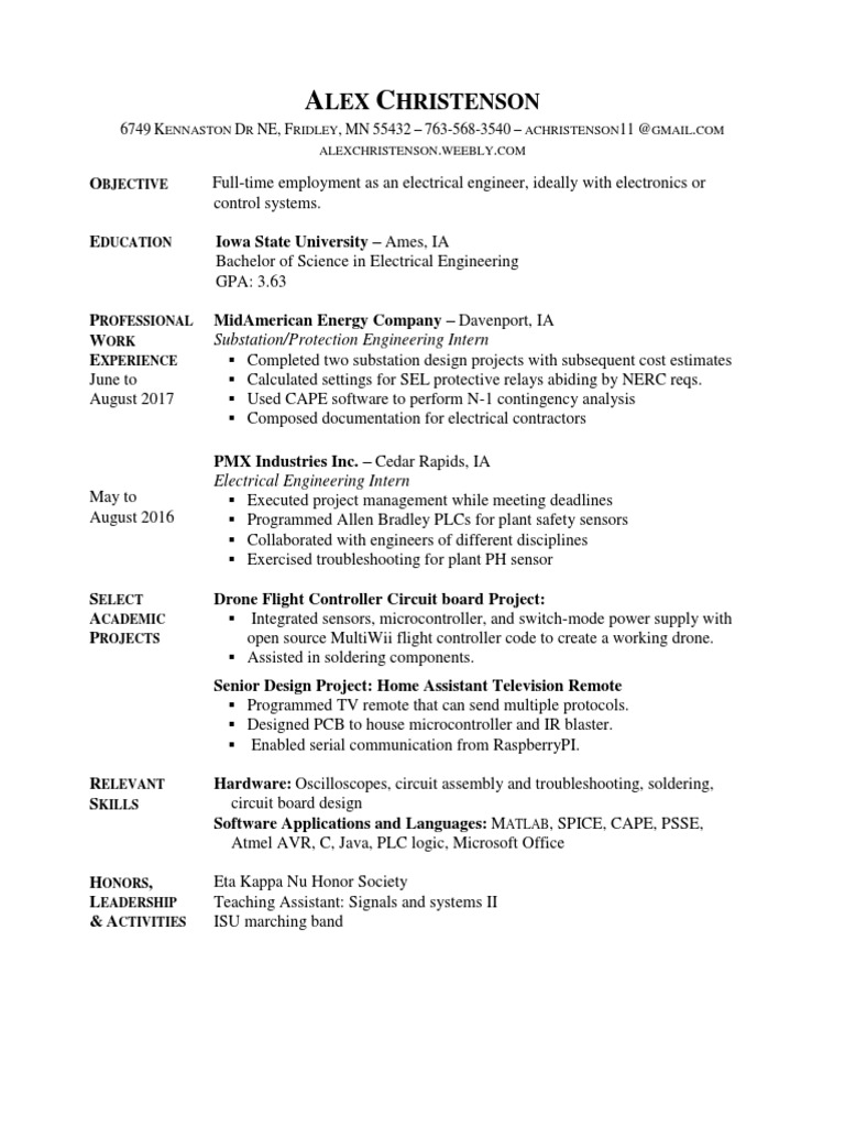 Resume Template PDF - 1705133114