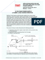 High Voltage Power Supply Dynamic Load Characteristics