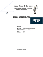 Bonos y Debentures