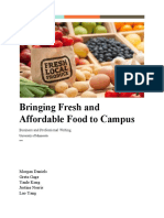 Fresh Food Store Proposal