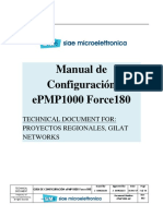 Configuración de Equipos Cambium EPMP1000 - Force180v2