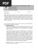 Atividade Avaliativa 2 - Lusofonia 2018