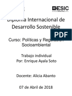 Politicas Sociambientales Peru. Enrique Ayala