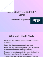 Unit 2 Study Guide Part A 2010)