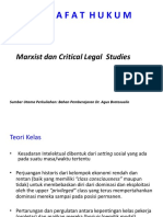 Filsafat Hukum: Marxist Dan Critical Legal Studies