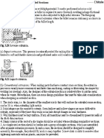 DFM Notes of Extrusion