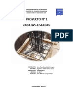 Proyecto Zapatas Aisladas