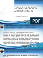 Caso Clínico de Endodoncia Marta Lopez