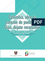 COLOMBIA ABRE TU CORAZÓN DE PUEBLO DE DIOS DÉJATE RECONCILIAR