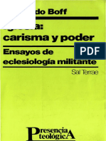 IGLESIA, CARISMA Y PODER - LEONARDO BOFF.pdf