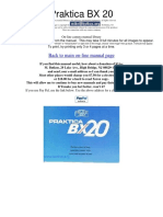 Praktica BX 20: Back To Main On-Line Manual Page