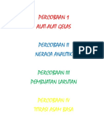 PERCOBAAN 1