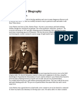 Реферат: The Life Of LOUIS PASTEUR Essay Research