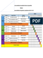 Cronograma de Contenidos de Vocabulario Técnico y de Gramática