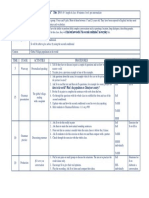 Time Stage Activities Procedures Material 5