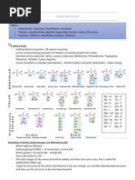 Amino Acids: Proteins and Enzymes