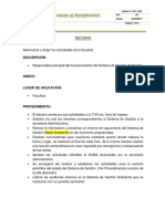 Manual de Procedimientos Decano