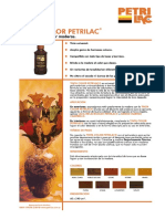 PETRILAC - Tinta Color Petrilac, Colorante para Teñir Maderas