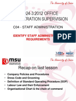 FB-024-3:2012 OFFICE Administration Supervision