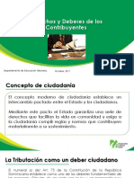 Derechos y Deberes de Las y Los Contribuyentes