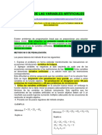 Técnicas de Las Variables Artificiales