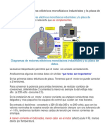 Diagramas de Motores Eléctricos Monofásicos Industriales y La Placa de Datos
