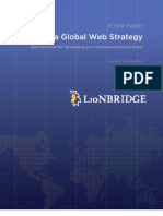 Building a Global Web Strategy