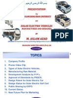 Presentation Solar Electric Vehicle
