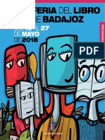 Programa 37 Feria Del Libro de Badajoz