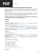 Plan de rédaction Projet professionnel  Recherche d 