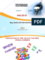 Ayuda Semana 5 Prepositions of Time