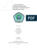 Laporan Penelitian Biologi PDF