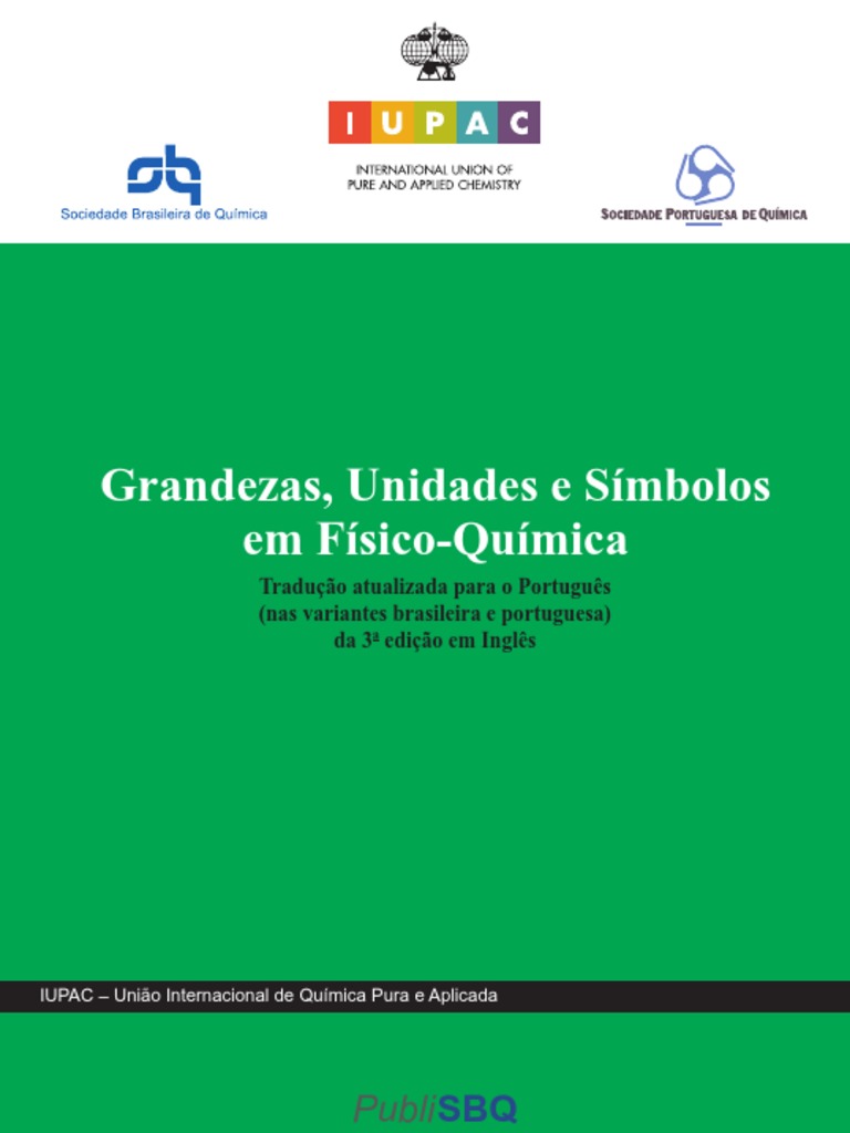 Livroverde Iupac SBQ-SPQ 2018 | PDF | União Internacional de