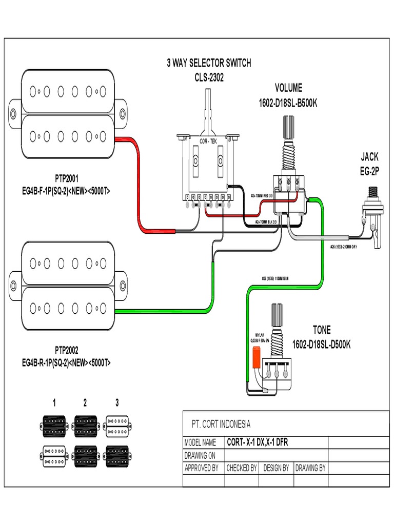 Cort X-1 Wiring PDF | PDF