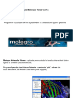 Molegro Molecular Viewer (MMV) : Program de Vizualizare Off-Line A Proteinelor Si A Interactiunii Ligand - Proteina