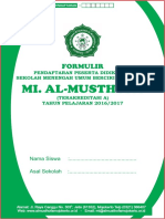 Cover Formulir Pendaftaran MI 2016