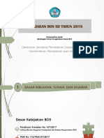 Kebijakan BOS SD 2018