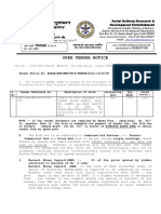 ADRDE Tender for Polyurethane Coated Nylon Fabric Supply