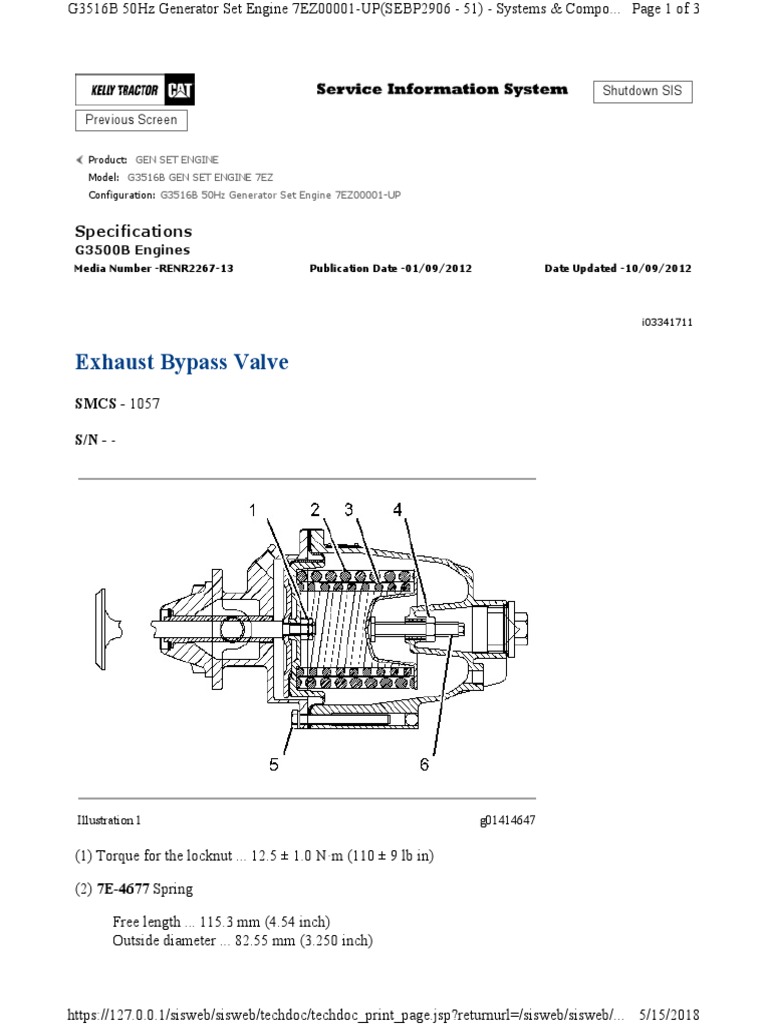 Exhaust Bypass Valve Specifications PDF Engine Technology Propulsion