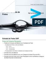SAP ERP Entrada de Fretes